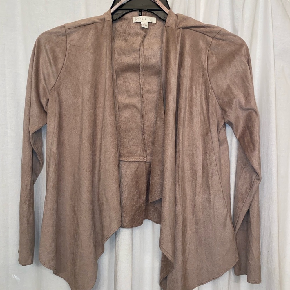 Suede Feeling Light Cardigan